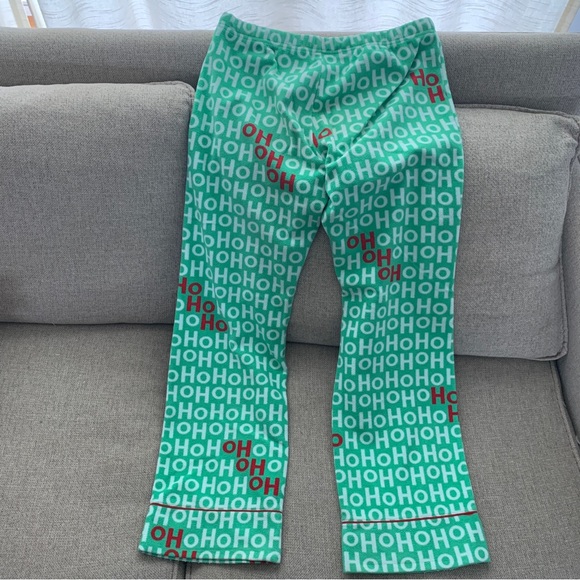 Lot Christmas Pajamas Slippers Fleece PJs Holiday Vintage Pants Red Size Small - Picture 6 of 9